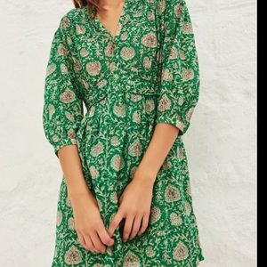 ba&sh Paz green dress